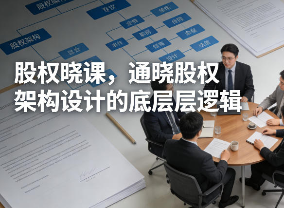 股权晓课，通晓股权架构设计的底层逻辑-985网创