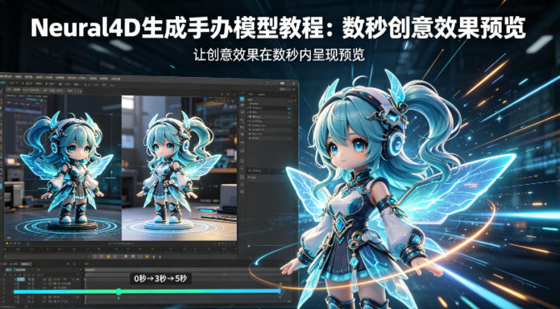 Neural4D生成手办模型教程，让创意效果在数秒内呈现预览-985网创