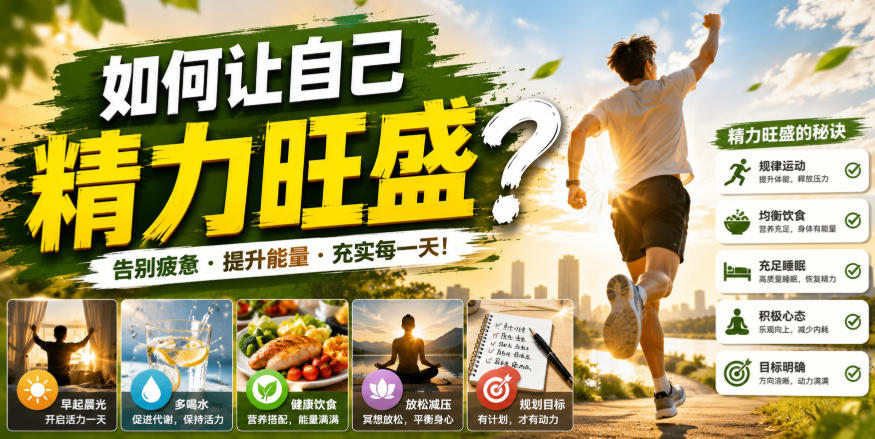 付费文章：如何让自己精力旺盛？-985网创