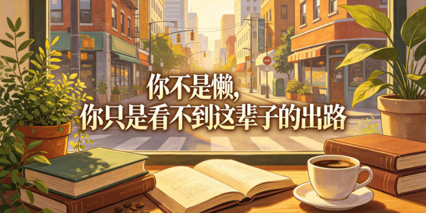 付费文章：你不是懒，你只是看不到这辈子的出路-985网创