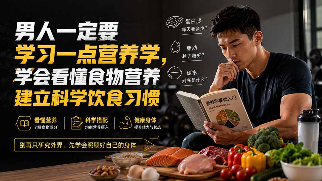 付费文章：男人一定要学习一点营养学，学会看懂食物营养建立科学饮食习惯-985网创