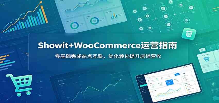 Showit+WooCommerce运营指南：零基础完成站点互联，优化转化提升店铺营收-985网创