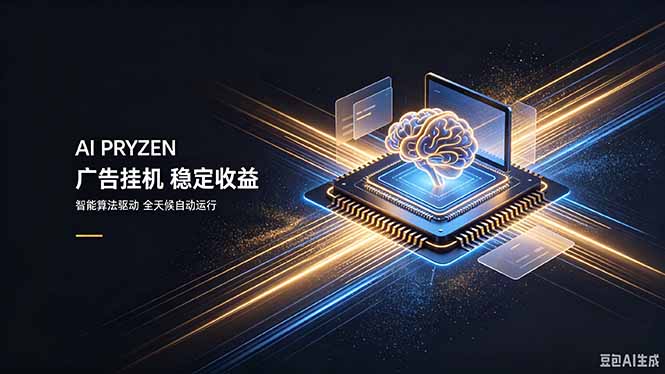 AI Pryzen 广告挂机｜24小时自动跑，日入300-500，新手零门槛-985网创