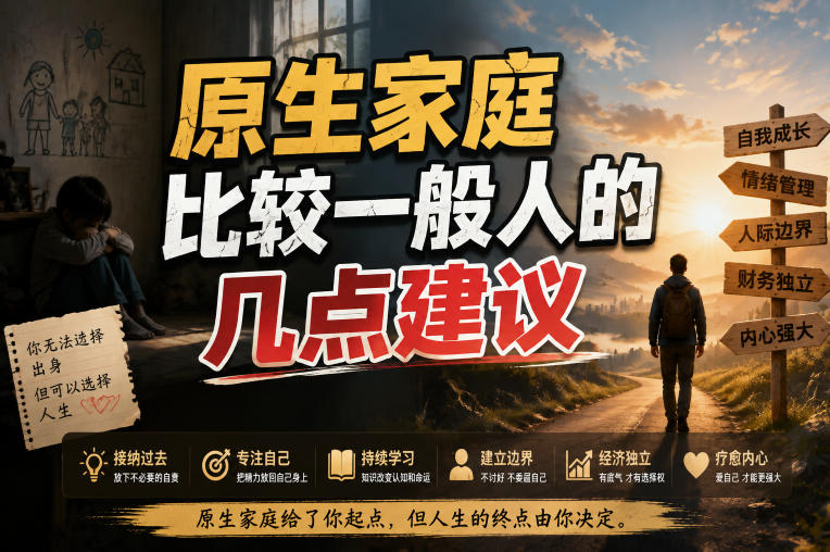 付费文章：给原生家庭比较一般人的几点建议-985网创