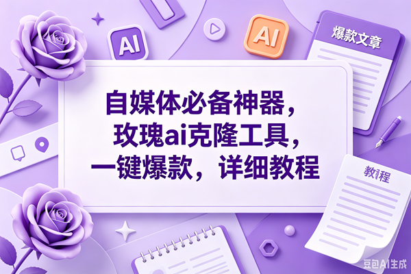 （18951期）玫瑰ai克隆，一键爆款ai神器，自媒体的必备工具，50多个功能，详细教程-985网创