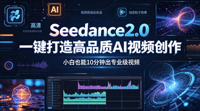 Seedance2.0一键打造高品质AI视频创作，小白也能10分钟出专业级视频-985网创