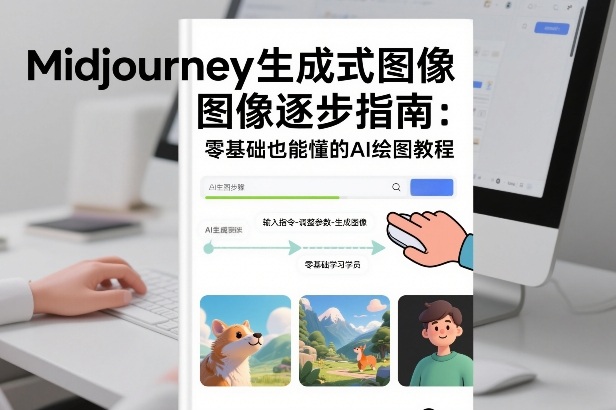 Midjourney生成式图像逐步指南：零基础也能懂的AI绘图教程-985网创