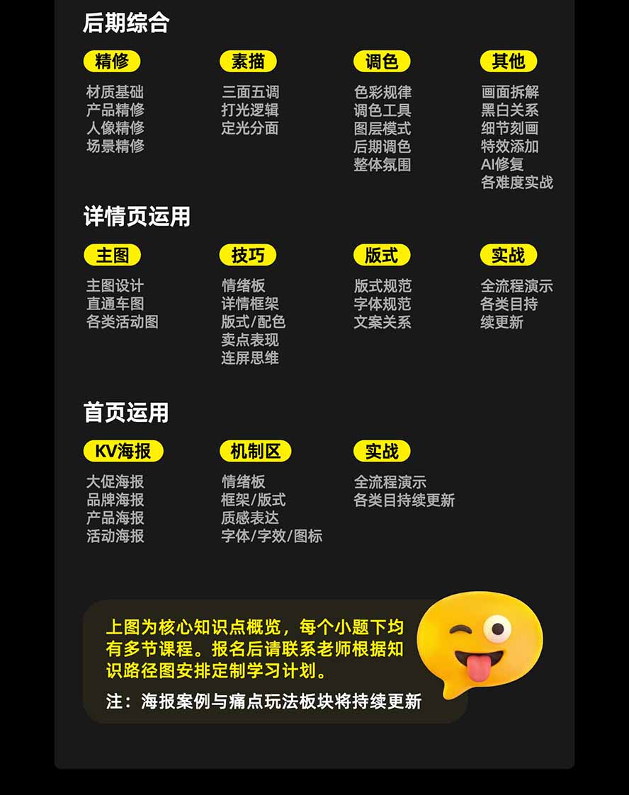 图片[4]-电商头等舱AI设计全能进阶2026新课：PS+即梦+Nano Banana+ComfyUI，从产品精修到详情页全案设计-985网创
