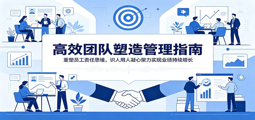 高效团队塑造管理指南：重塑员工责任思维，识人用人凝心聚力实现业绩持续增长-985网创