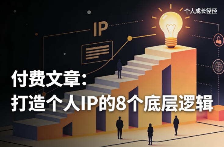 付费文章：打造个人IP的8个底层逻辑-985网创