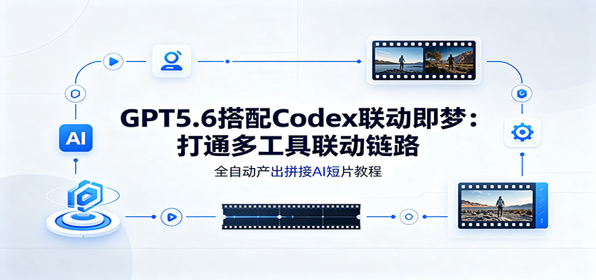 GPT5.6搭配Codex联动即梦：打通多工具联动链路，全自动产出拼接AI短片教程-985网创