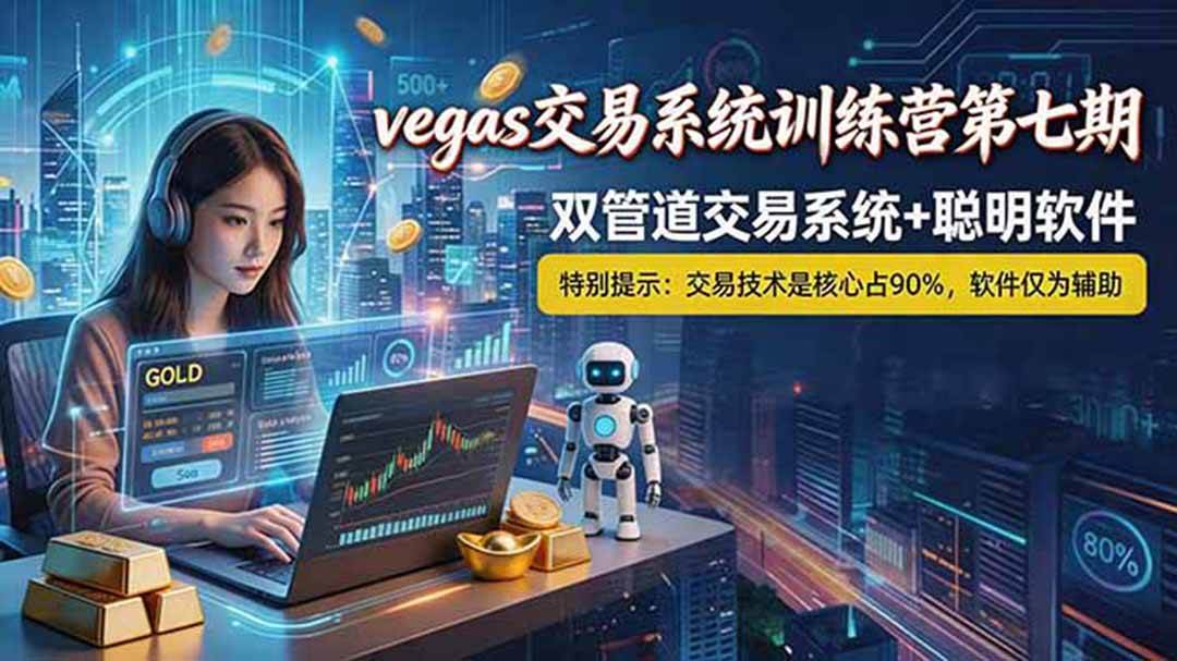 （18770期）【海外美金AI搬砖】Vegas交易技术+聪明软件， 黄金期货日赚50-1000U， 长期稳定，小白轻松上手-985网创