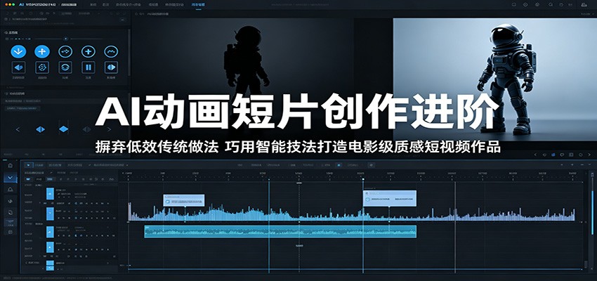 AI动画短片创作进阶：摒弃低效传统做法，巧用智能技法打造电影级质感短视频作品-985网创