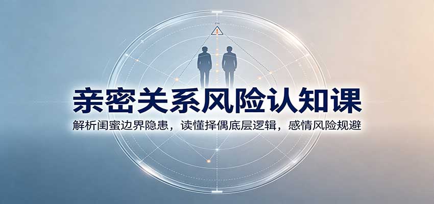 亲密关系风险认知课：解析闺蜜边界隐患，读懂择偶底层逻辑，感情风险规避-985网创
