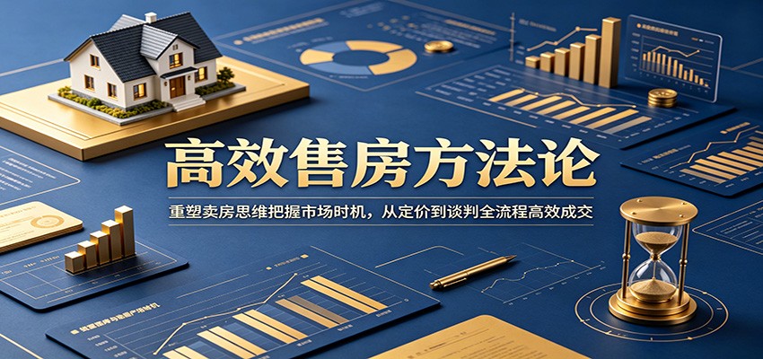 高效售房方法论：重塑卖房思维把握市场时机，从定价到谈判全流程高效成交-985网创