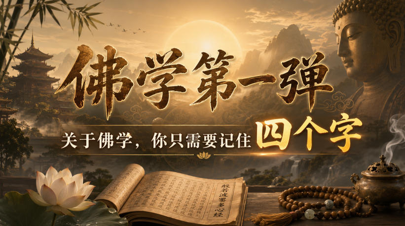 付费文章：佛学第一弹，关于佛学，你只需要记住四个字-985网创