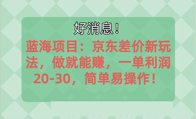 越早知道越能赚到钱的蓝海项目：京东大平台操作，一单利润20-30，简单...-985网创