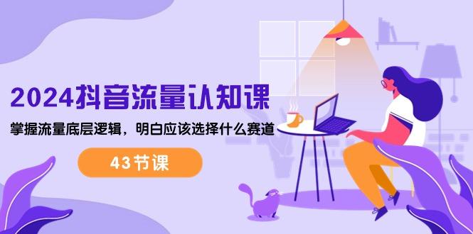 2024抖音流量·认知课：掌握流量底层逻辑，明白应该选择什么赛道 (43节课-985网创