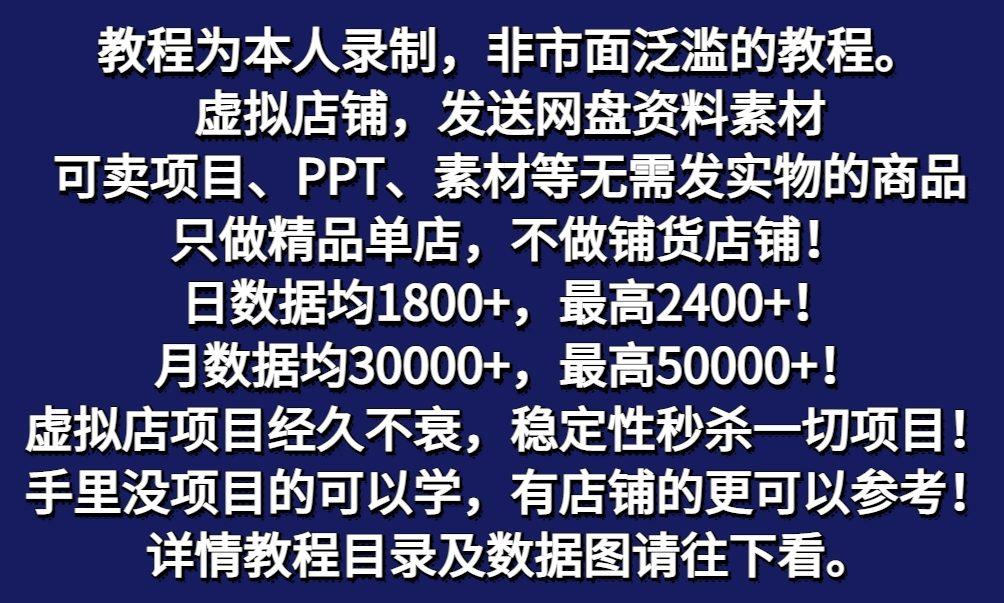图片[2]-拼多多虚拟电商训练营月入50000+你也行，暴利稳定长久，副业首选-985网创