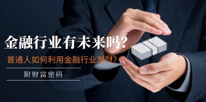 某付费文章：金融行业有未来吗？普通人如何利用金融行业发财?(附财富密码-985网创