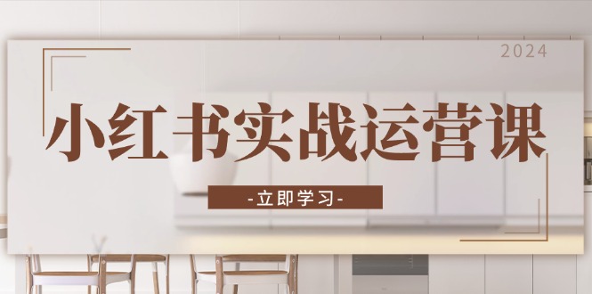 小红书实战运营课：从开通店铺到直播话术，打造爆款笔记与高效直播-985网创