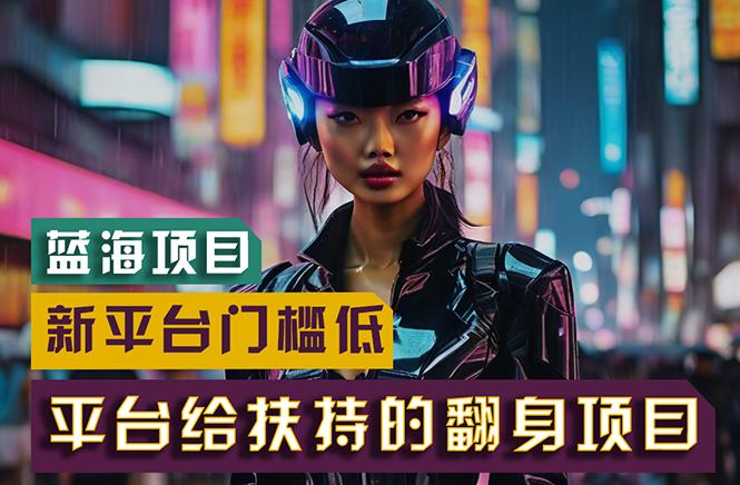 【蓝海项目】新平台无脑搬运，翻身项目 门槛低 小白也能轻松上手 日入500+-985网创