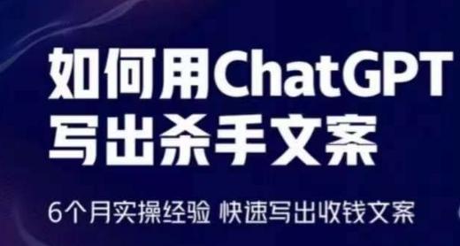 如何用ChatGPT写出杀手文案，6个月实操经验，快速写出收钱文案-985网创