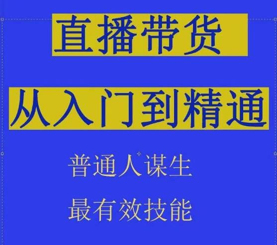 2024抖音直播带货直播间拆解抖运营从入门到精通，普通人谋生最有效技能-985网创