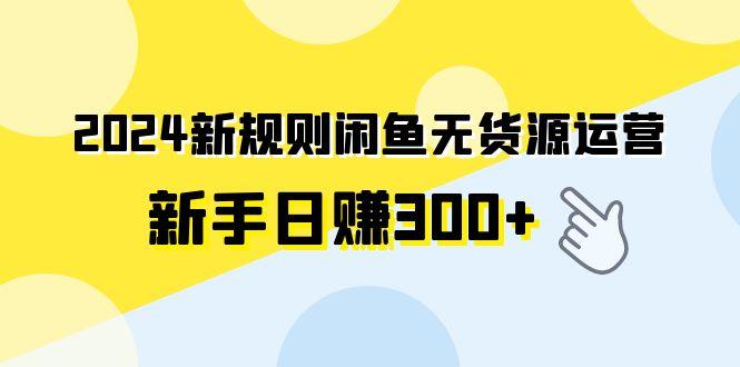(9522期)2024新规则闲鱼无货源运营新手日赚300+-985网创