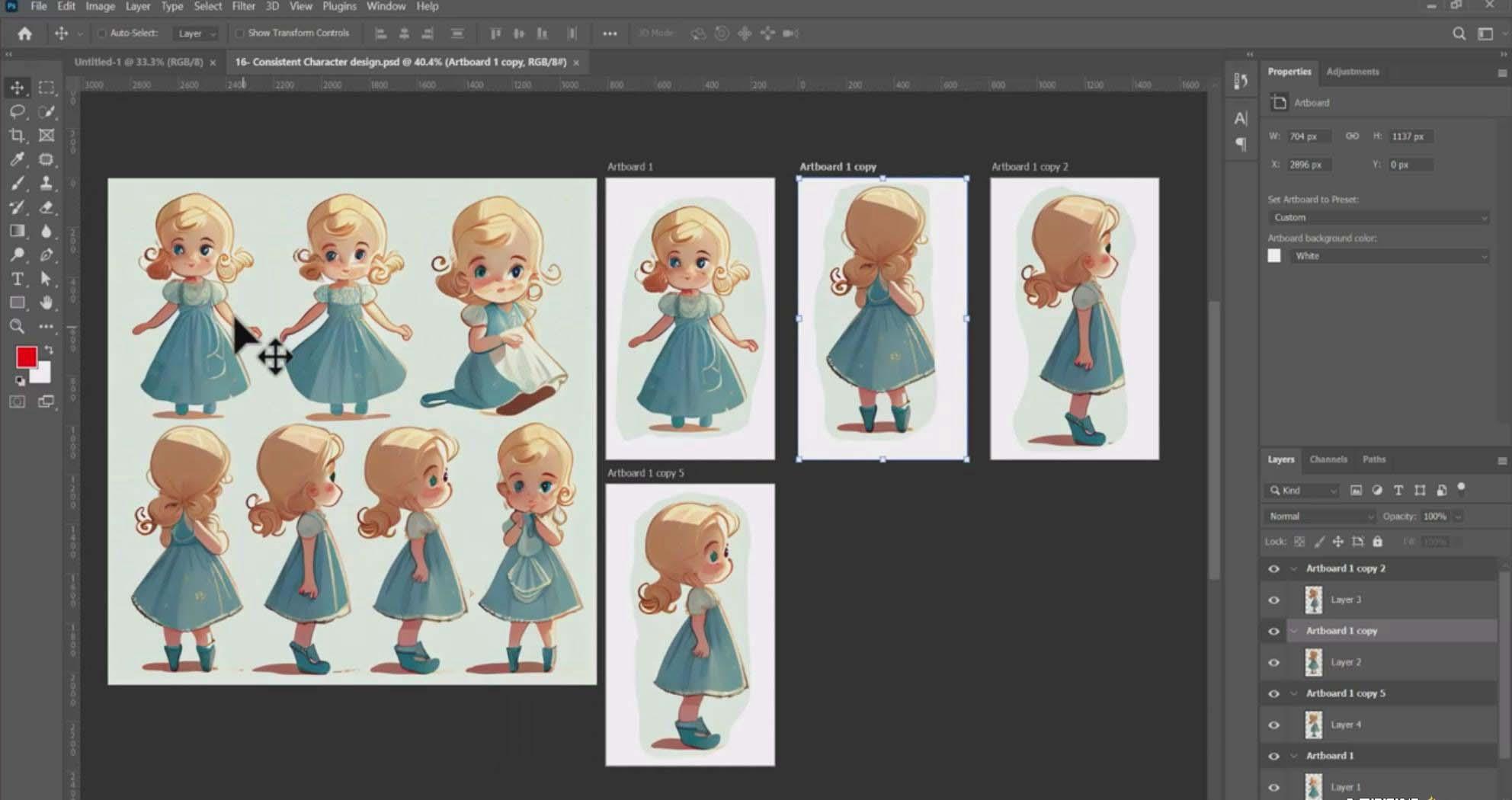 图片[7]-掌握 MidJourney V5 AI + ChatGPT创建一致的角色设计图像-22节课-中英字幕-985网创