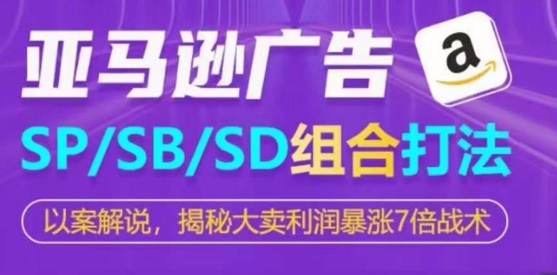 亚马逊SP/SB/SD广告组合打法，揭秘大卖利润暴涨7倍战术-985网创