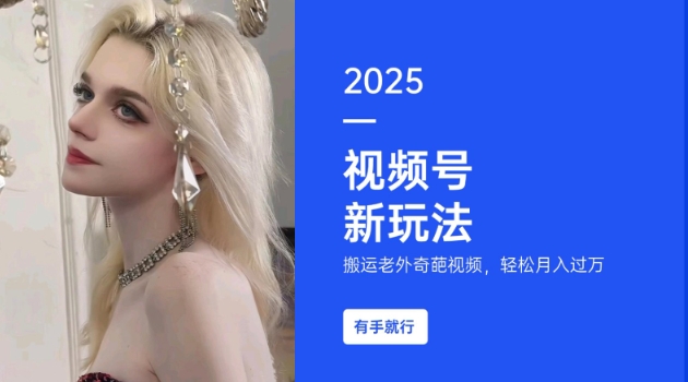 搬运老外奇葩视频，撸视频号分成计划收益，每天只需一小时，新手小白轻松月入过W-985网创