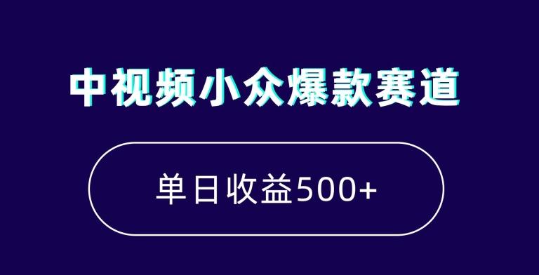 中视频小众爆款赛道，7天涨粉5万+，小白也能无脑操作，轻松月入上万【揭秘】-985网创