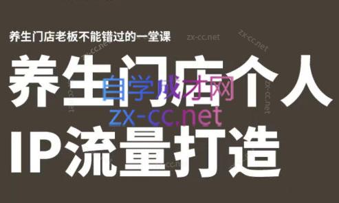 林老师·养生门店个人IP流量打造-985网创