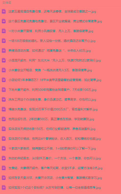 图片[2]-(9607期)真实有效391套商业模式，年入几十到几百万案例解析(电子书+视频+图文)-985网创