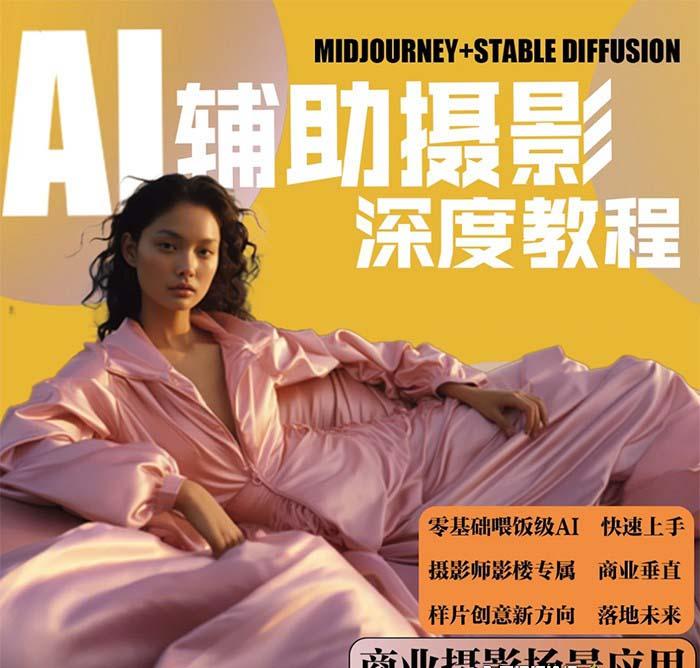 (8727期)2024年AI辅助摄影人工智能商业应用摄影课程(37节课)-985网创