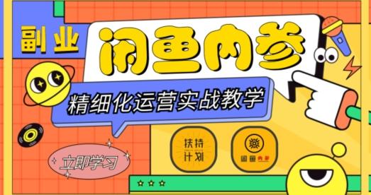 闲鱼精细化运营入门+高阶实战教学，从底层逻辑到轻松变现，多维度玩转闲鱼副业-985网创