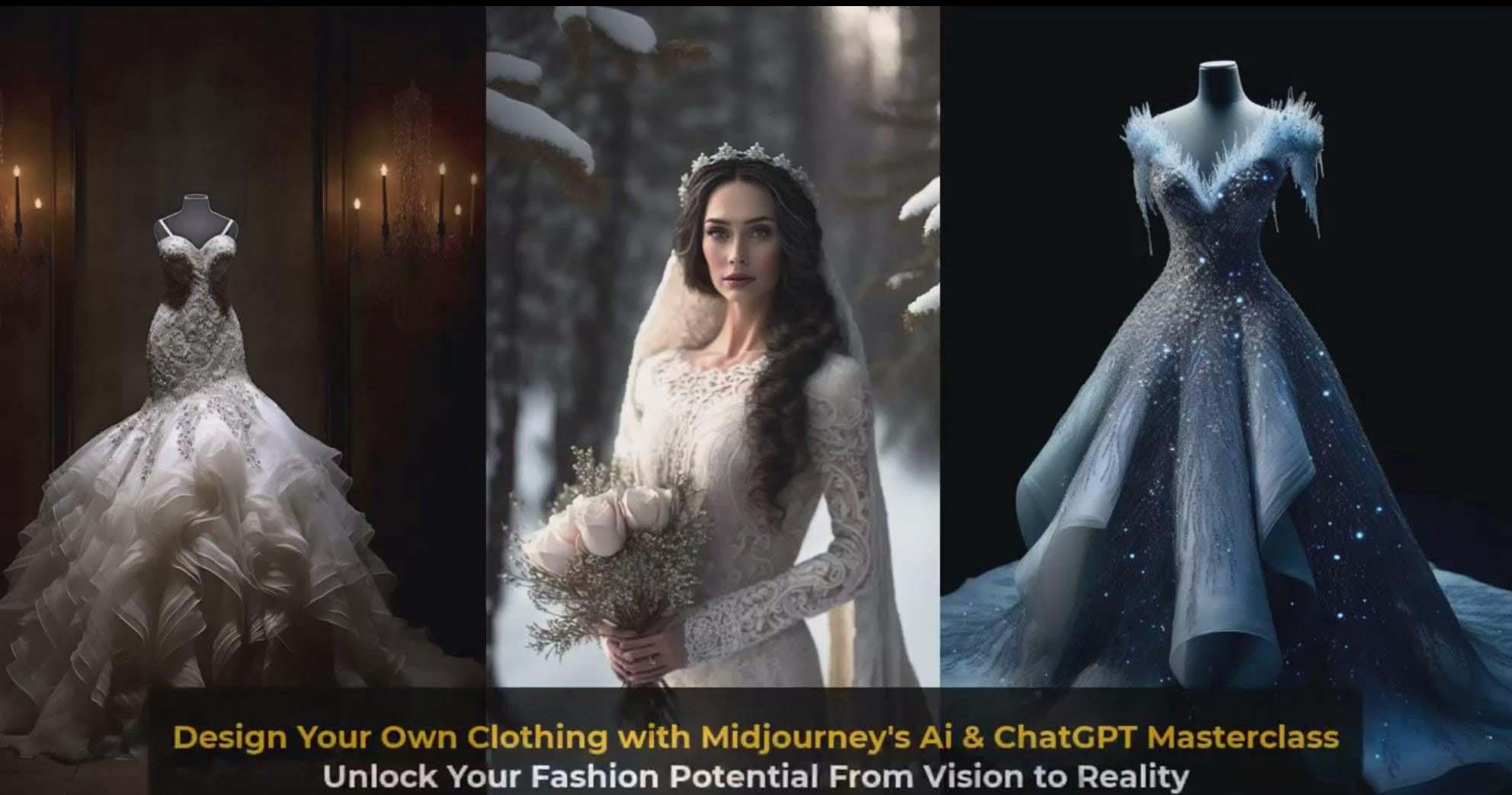 图片[7]-利用 Midjourneys Ai 人工智能设计自己的服装AI大师班-10节课-中英字幕-985网创