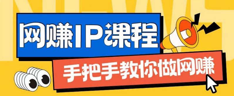 ip合伙人打造1.0，从0到1教你做网创，实现月入过万【揭秘】-985网创