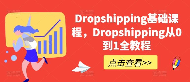 Dropshipping基础课程，Dropshipping从0到1全教程-985网创