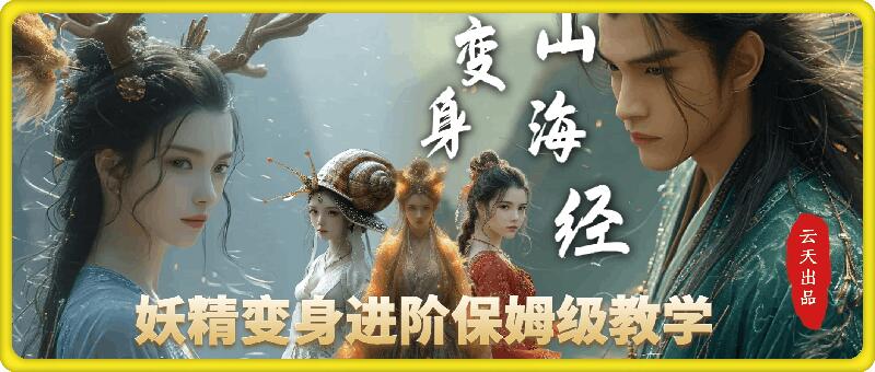 云天AI山海经变身视频教程，妖精变身进阶保姆级教学-985网创