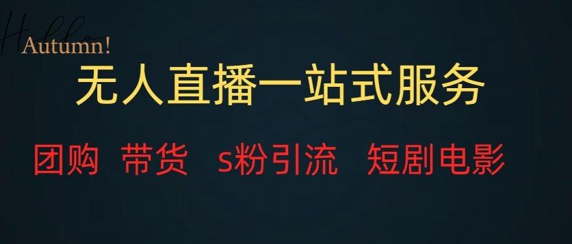无人直播一站式服务（教程以及变现方式）-985网创