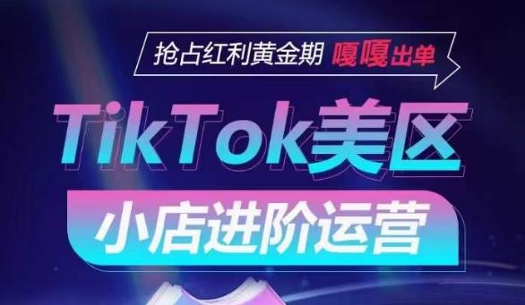 TikTok Shop美区小店进阶运营，抢占红利黄金期 嘎嘎出单-985网创