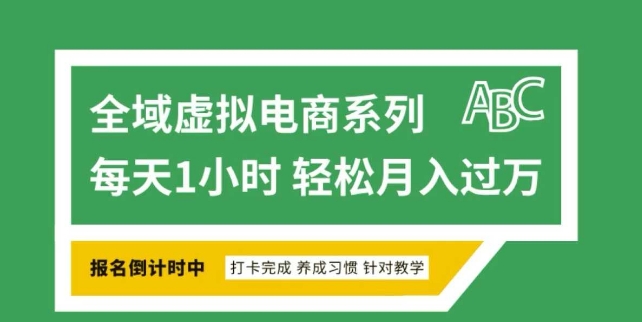 全域虚拟电商变现系列，通过平台出售虚拟电商产品从而获利-985网创