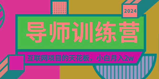 《导师训练营》精准粉丝引流的天花板，小白月入2w-985网创