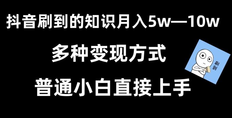 抖音刷到的知识，每天只需2小时，日入2000+，暴力变现，普通小白直接上手【揭秘】-985网创