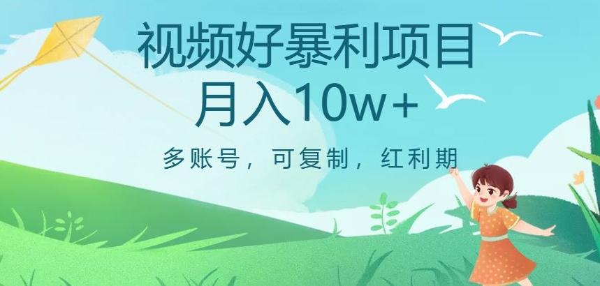 视频号暴利项目，多账号，可复制，红利期，月入10w+【揭秘】-985网创