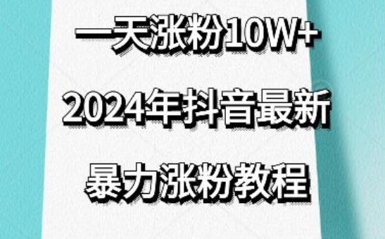 抖音最新暴力涨粉教程，视频去重，一天涨粉10w+，效果太暴力了，刷新你们的认知【揭秘】-985网创