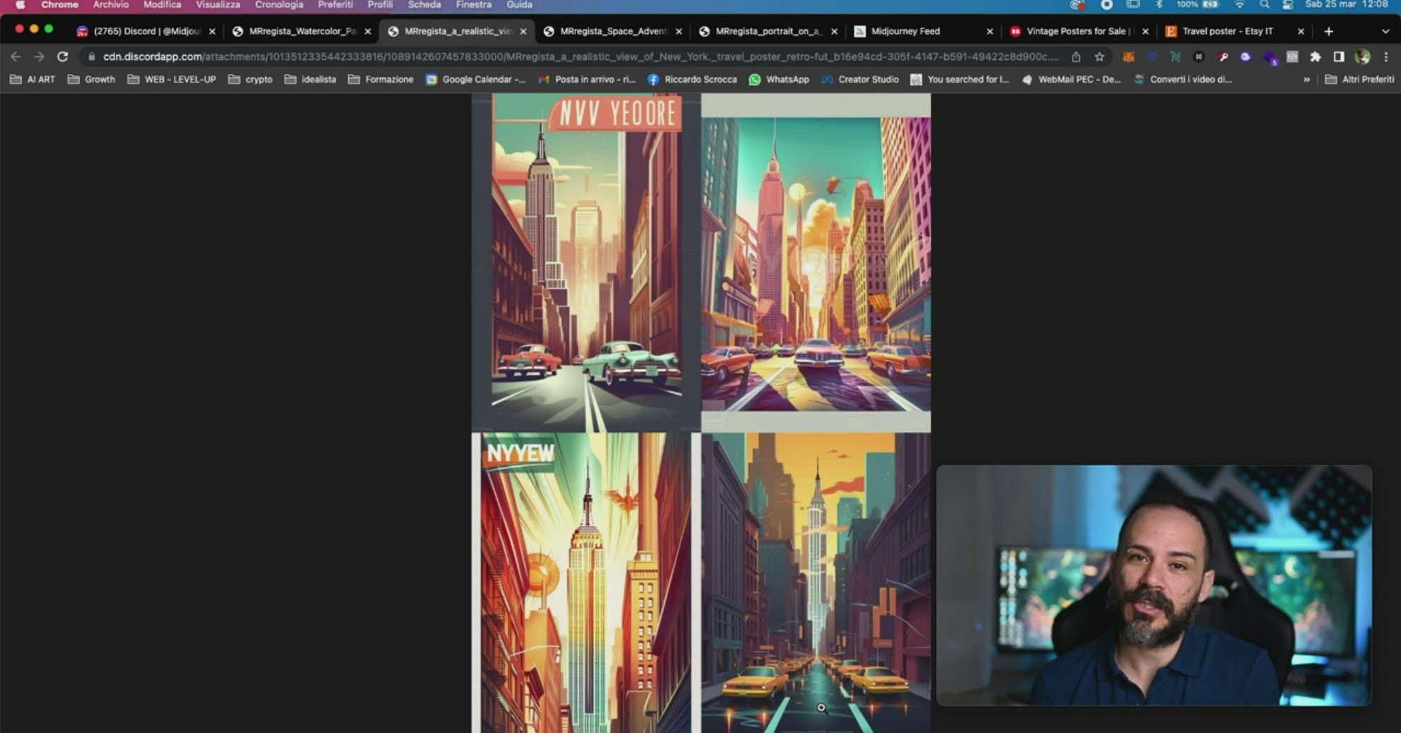 图片[10]-Midjourney AI人工智能创建和销售令人惊叹的海报教程-10节课-中英字幕-985网创