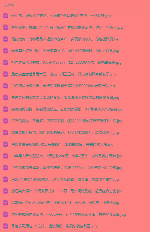 图片[3]-(9607期)真实有效391套商业模式，年入几十到几百万案例解析(电子书+视频+图文)-985网创